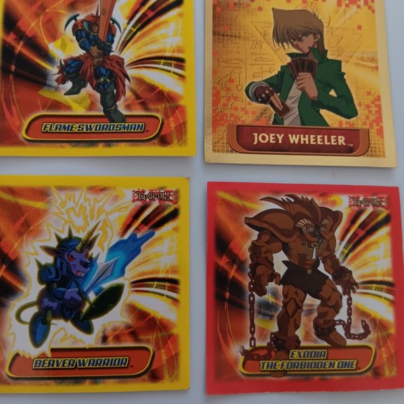 Vintage Topps 1996 Yu-Gi-Oh Sticker Collection Gold Silver Foil vending prize - Picture 4 of 5